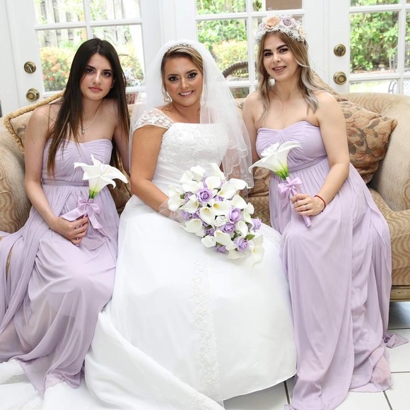 David bridal multi-way dress - Picture 4 of 4